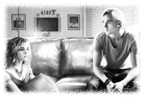 I really don't think they should let the other sort in, do you? White Darkness - Draco Malfoy & Hermione Granger Fan Art ...