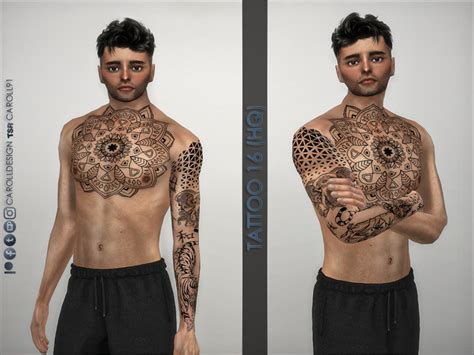 The Sims Resource Tattoo 16 Hq