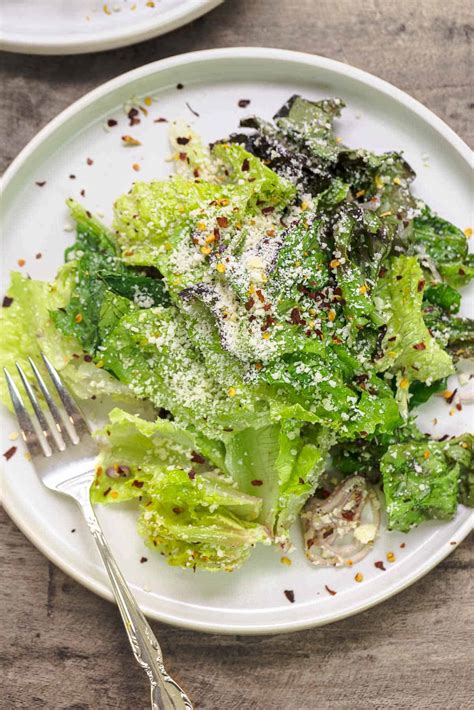 Lemon Parmesan Lettuce Salad Recipe Easy Healthy Meal Ideas