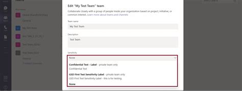 Enable Sensitivity Label For Groups Sites And Teams Global Sharepoint
