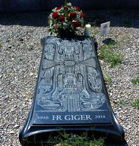 Grave Of Giger Hrgiger Greyerz Museumhrgiger Hr Giger Hr Giger