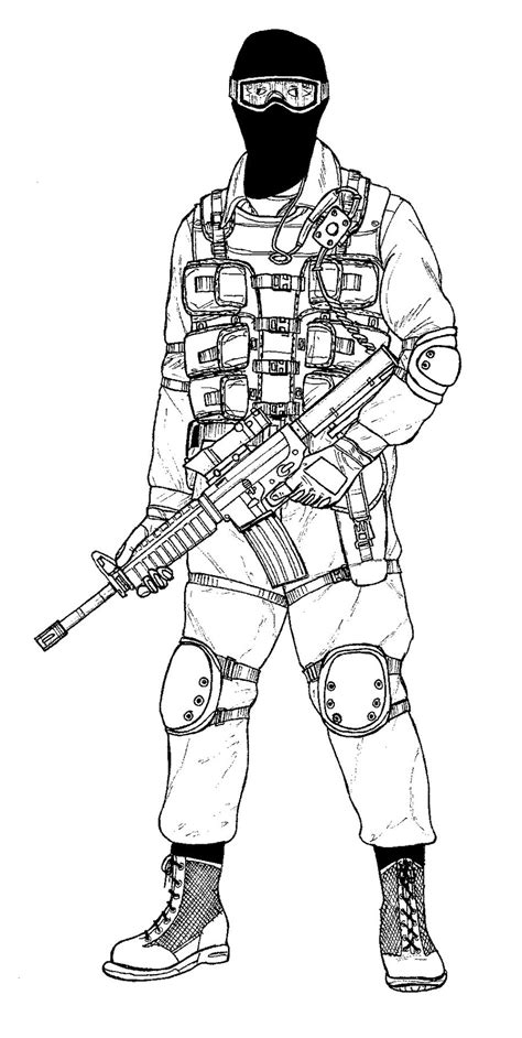 Swat Coloring Pages Free Download Gambr Co