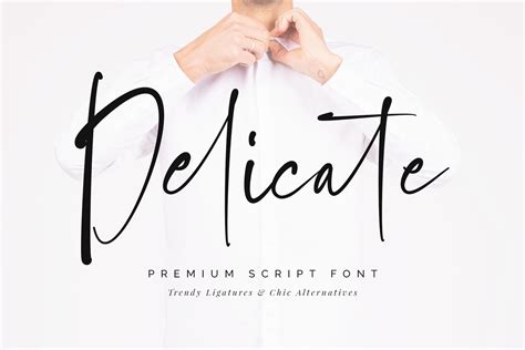 Delicate Script Font Script Fonts ~ Creative Market