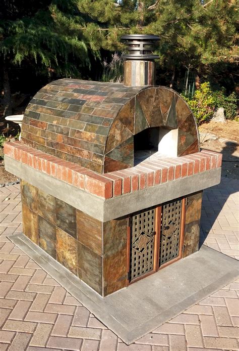 This Beautiful Wood Fired Pizza Oven Was Built With The Cortile Barile