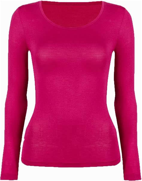 Ladies Marks And Spencer Mands Collection Heatgen Thermal Long Sleeve Top 6