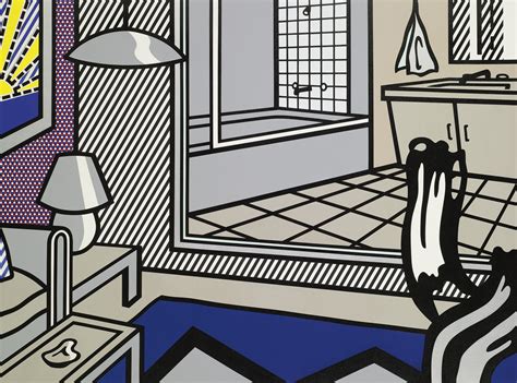 Roy Lichtenstein 1923 1997 Interior With Bathroom Painting 1992 152