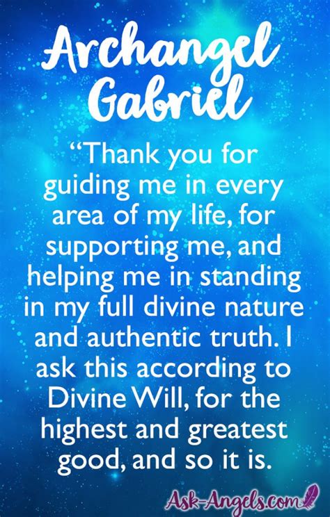 Powerful Prayer To Archangel Gabriel Angel Of Communication And Strength