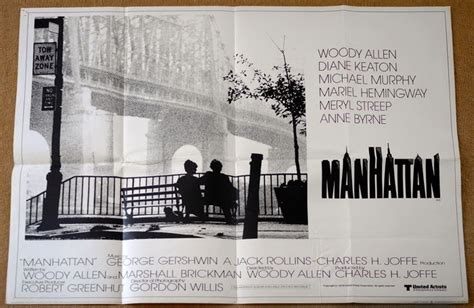 Manhattan 1979 Woody Allen Poster Original Vintage Catawiki