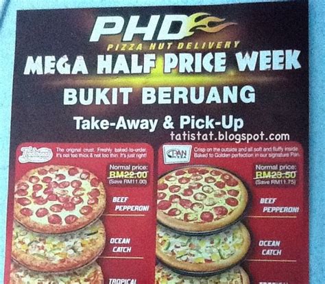 Pizza hut traditionally had outlets at urban locations, usually in. Pizza hut (PHD) mega half price week ! Promotion pizza at ...