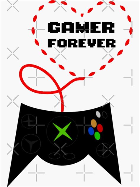 Certified Gamer Gamer Forever Sticker By Theartexplorer Redbubble