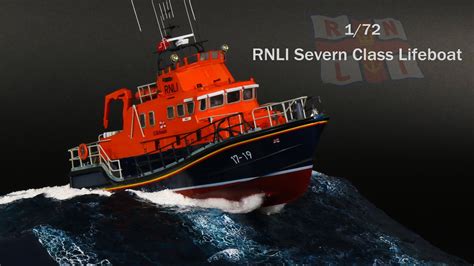 Making Life Boat Sailing In Rough Seas 172 Rnli Severn Class Youtube