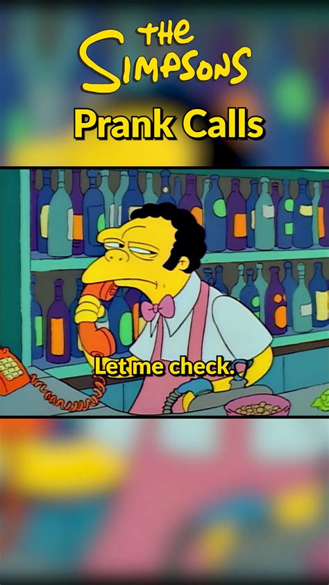 Moes Tavern Prank Calls The Simpsons Perfectly Cromulent