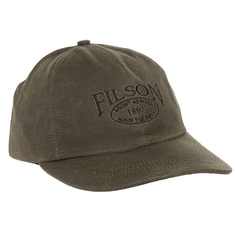 Filson Tin Cloth Low Profile Baseball Cap For Men And Women 165xp