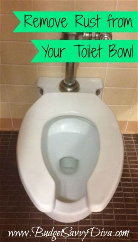 We know how much you like to keep the bathrooms and toilets clean. Remove Rust from Toilet Bowl | Budget Tips | Pinterest ...