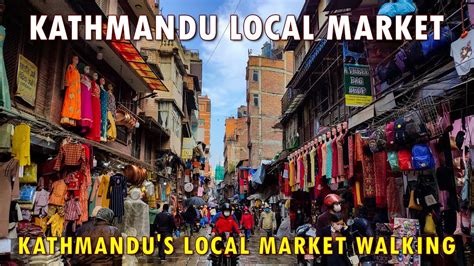 Kathmandu Local Market Asan Local Market Kathmandu Nepal Kathmandu
