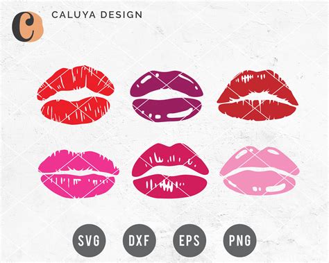 Kiss Lips Svg Red Lips Cricut Cut Files Lips SVG Svg File For Cricut