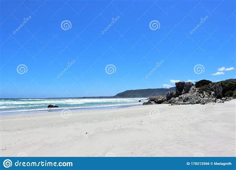 Grotto Beach At Hermanus In South Africa Stock Photo