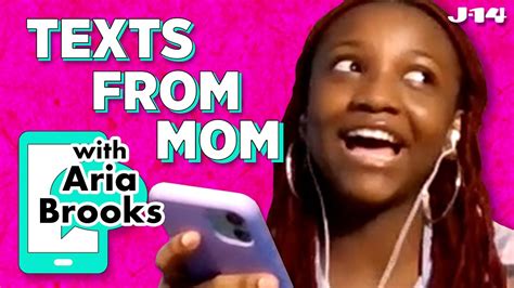 ‘better Nate Than Ever’ Star Aria Brooks Gets Tiktok Video Requests From Her Mom Texts From
