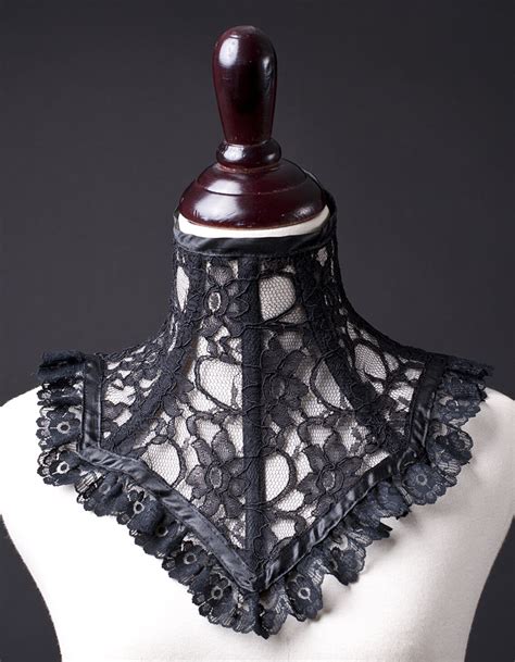 Victorian Black Lace Neck Corset Gothic Lace Choker Etsy