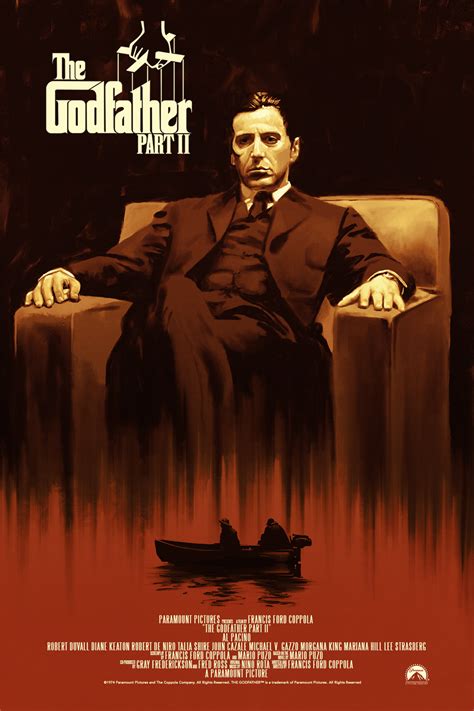 The Godfather Part Ii Mark Levy Art Posterspy