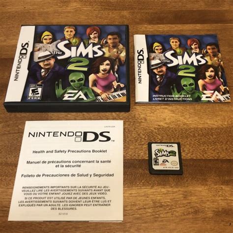 The Sims 2 Nintendo Ds Game Case Booklet Great Condition Ebay
