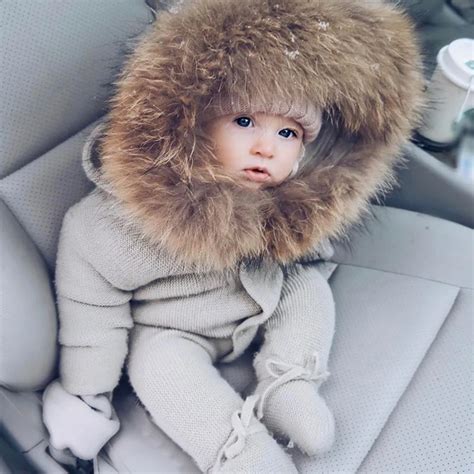 Infant Baby Rompers Winter Clothes Newborn Baby Boy Girl Knitted