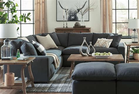 Gnanitha fabric 3 + 1 + 1 grey and blak sofa set. Farmhouse Style: Where to Buy Modern Farmhouse Furniture ...