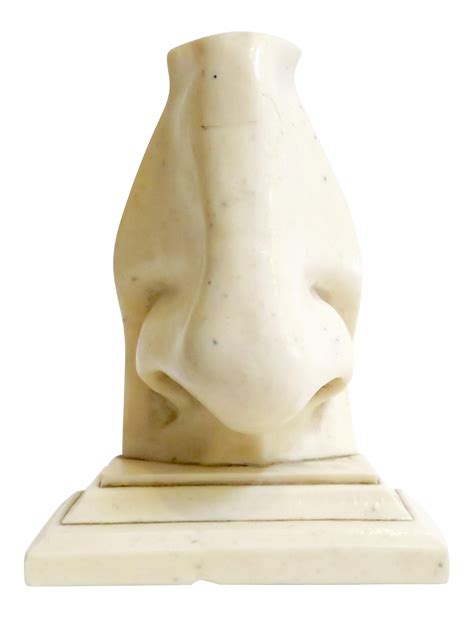 Stone Nose Sculpture | Chairish