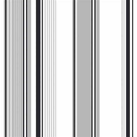 Download Home Diy Wallpaper Amelia Black And Silver Stripe By