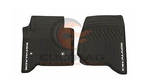 2015-2020 Cadillac Escalade GM Front All Weather Floor Mats Black