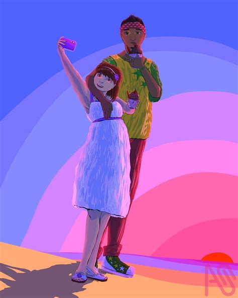 Alberto and Penny from the Papa Louie games TrashQueen - Illustrations