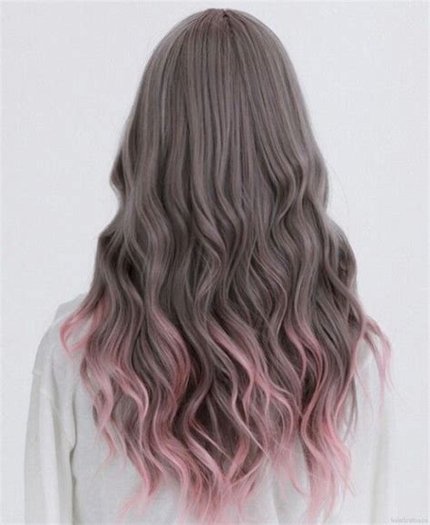 Wow This Is Awesome Brown Hair With A Splash Of Light Pink