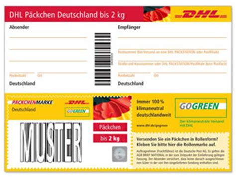 Definition von päckchen bei dhl. DHL Päckchenmarken Deutschland bis 2 kg | Shop der ...