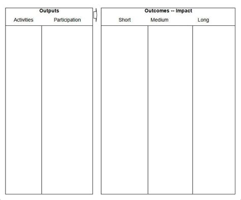 15 Blank Table Templates Pdf Doc Excel