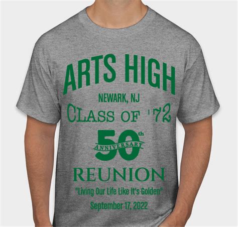 Arts High 72 50th Class Reunion Custom Ink Fundraising
