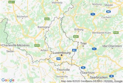 KAART Luxemburg: Nieuws, Besmettingen, Reisadvies