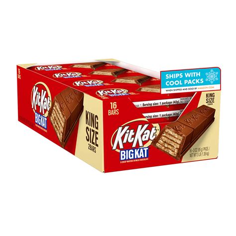 buy kit kat big kat milk chocolate bulk individually wrapped king size wafer candy bars 3 oz