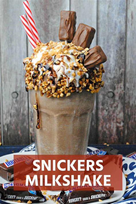 20 minutes (+ 20 minutes freezing time) number of portions: Snickers Milkshake - Mommy Travels