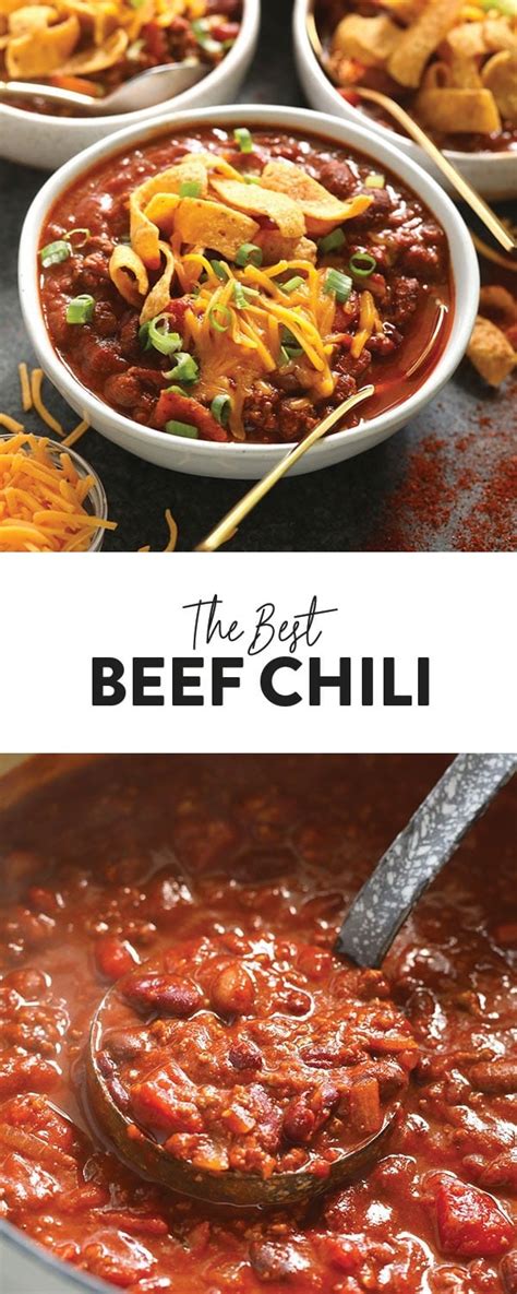 The Best Chili Recipe Youll Ever Eat Is Right Here Our Beef Chili Is Made With Ground Beef