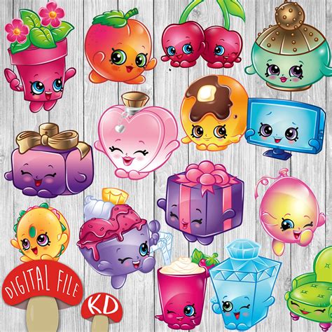 96 Shopkins Season 4 Clipart Png Images Characters Diy Instant