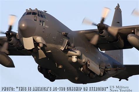 Lockheed Ac 130u Spooky Ii Shows Off Its Power