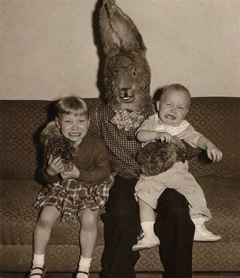26 Creepy Easter Bunnies Photos That Will Make You Jump Out Of Your