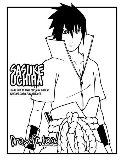 How To Draw Sasuke Uchiha Naruto Shippuden Drawing