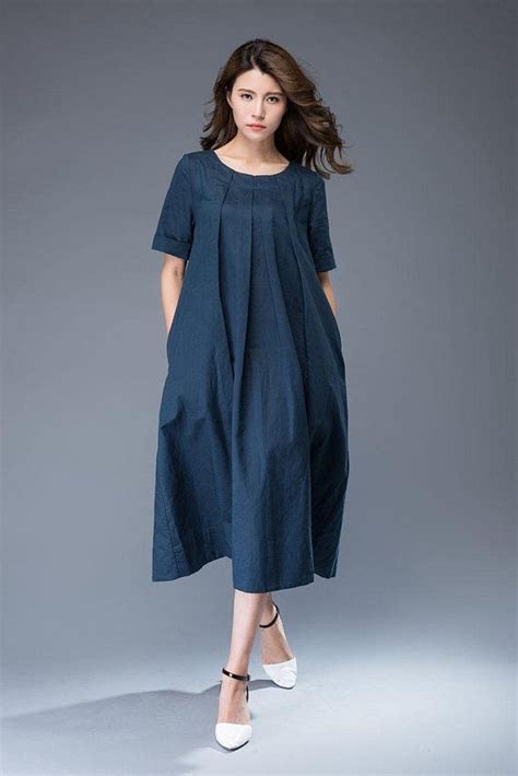 The Linen Dress Is A Plus Size Linen Dress Oversized Linen Dress The