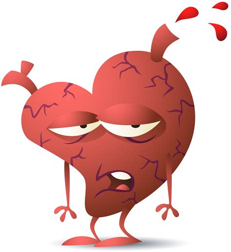 Coronary Heart Disease Cartoon Clip Art Library