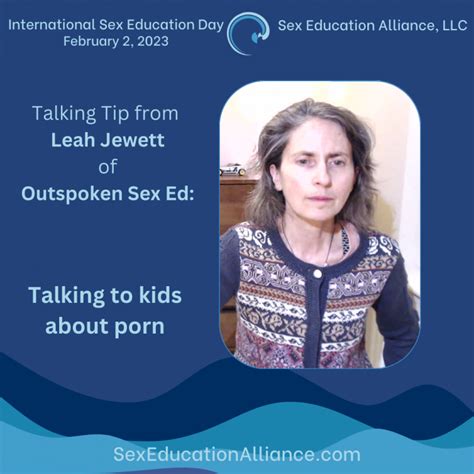 International Sex Education Day Sex Education Alliance