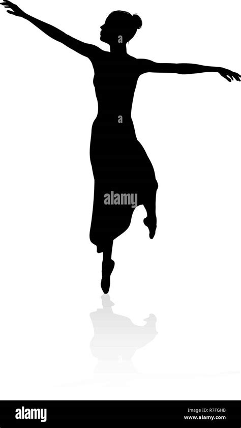 Ballet Dancer Silhouette Stock Vector Image And Art Alamy