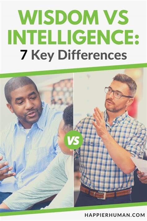 Wisdom Vs Intelligence 7 Key Differences Happier Human