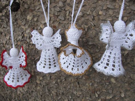 Crochet Angel Christmas Angel Christmas Tree Ornament Etsy Melek