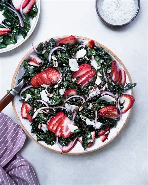 Strawberry Kale Salad Zestfull